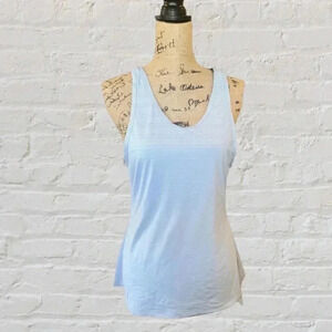 Athleta Gray and White Tank